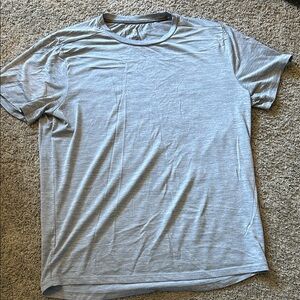 Berle Light Gray Men's Short Sleeve Workout Shirt